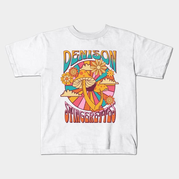 Vintage Denison Stingerettes t-shirt Kids T-Shirt by Team Spirit